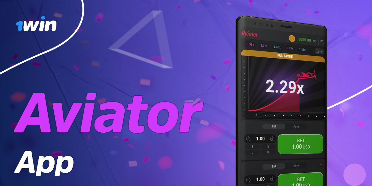 1Win online casino mobile application for Aviator fans
