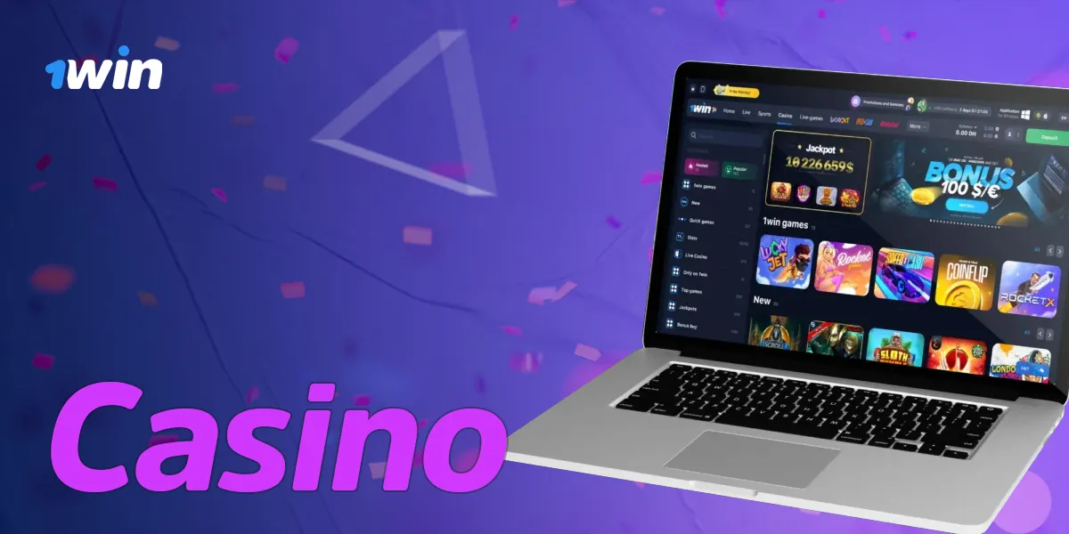Main online casino sections available on 1Win for Kenyan users