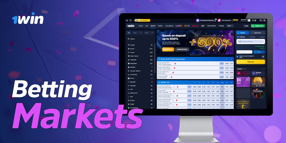 Available bonuses and promotions at 1Win for Kenyan users