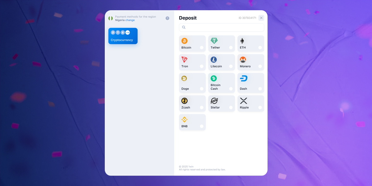 how to claim your bonus in 1win   step 3