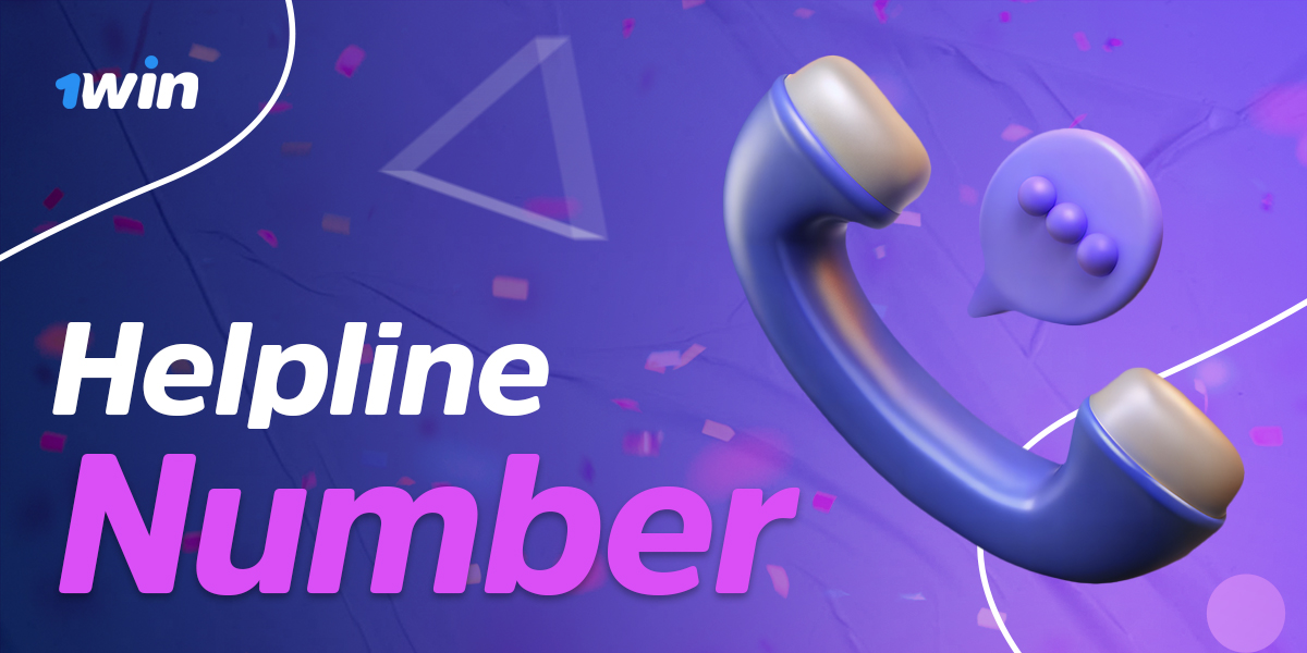 1Win support number for Kenyan users