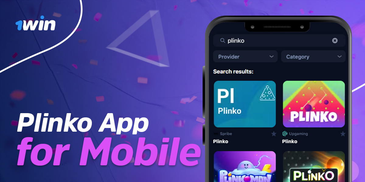 Demo mode in Plinko on 1Win Kenya