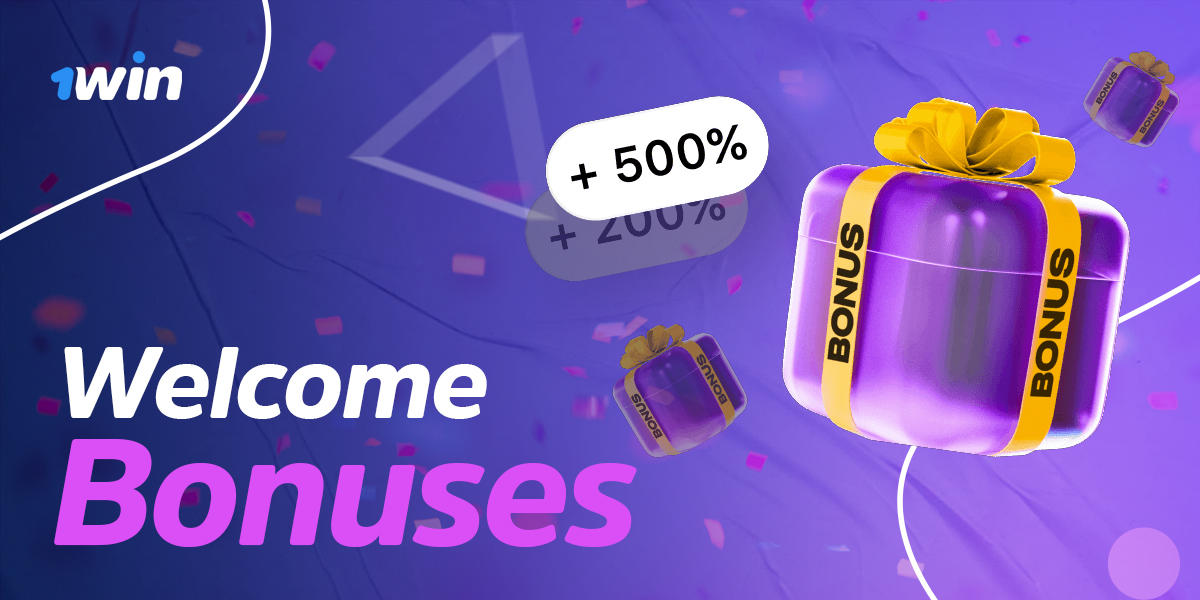Bonuses for new players at 1Win online casino