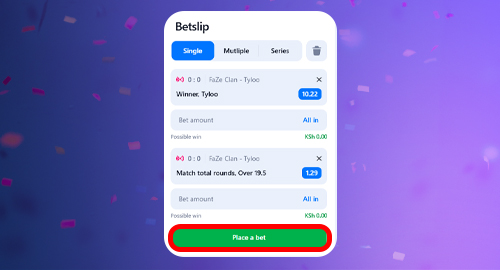 how to bet on esports at 1win   step 6