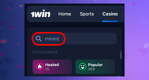 how to play mines at 1win   step 4