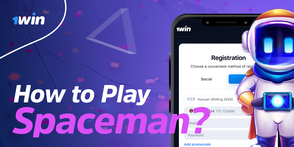 Register and start playing Spaceman at 1Win 