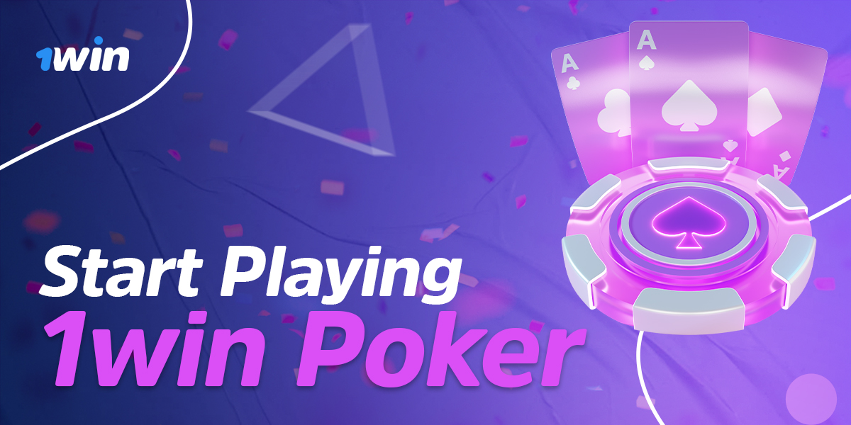 Starting poker at 1win kenya