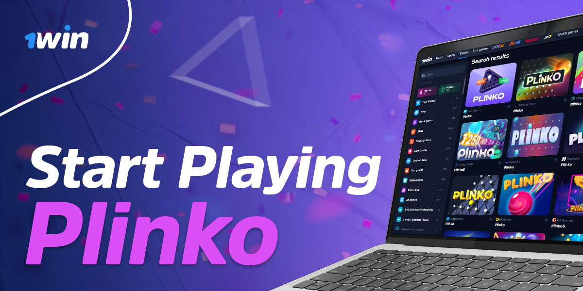 Register and start playing Plinko on 1Win