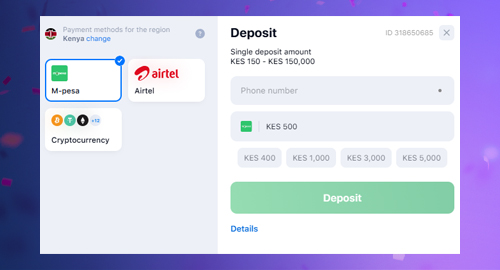 via website   step 2