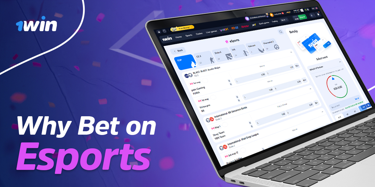 Advantages of 1Win bookmaker for E-sports betting