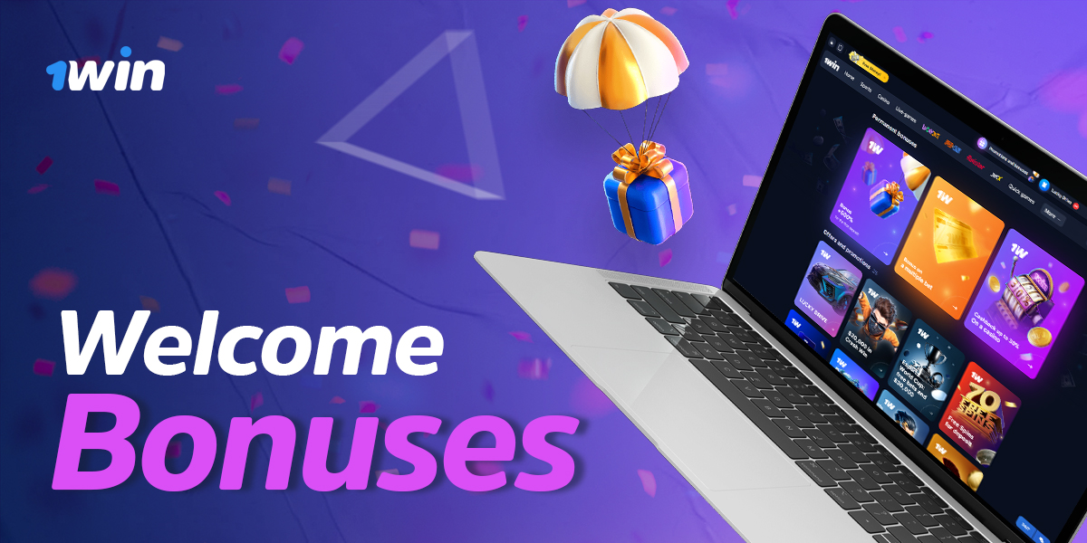 Welcome bonus from 1Win for new users of the platform