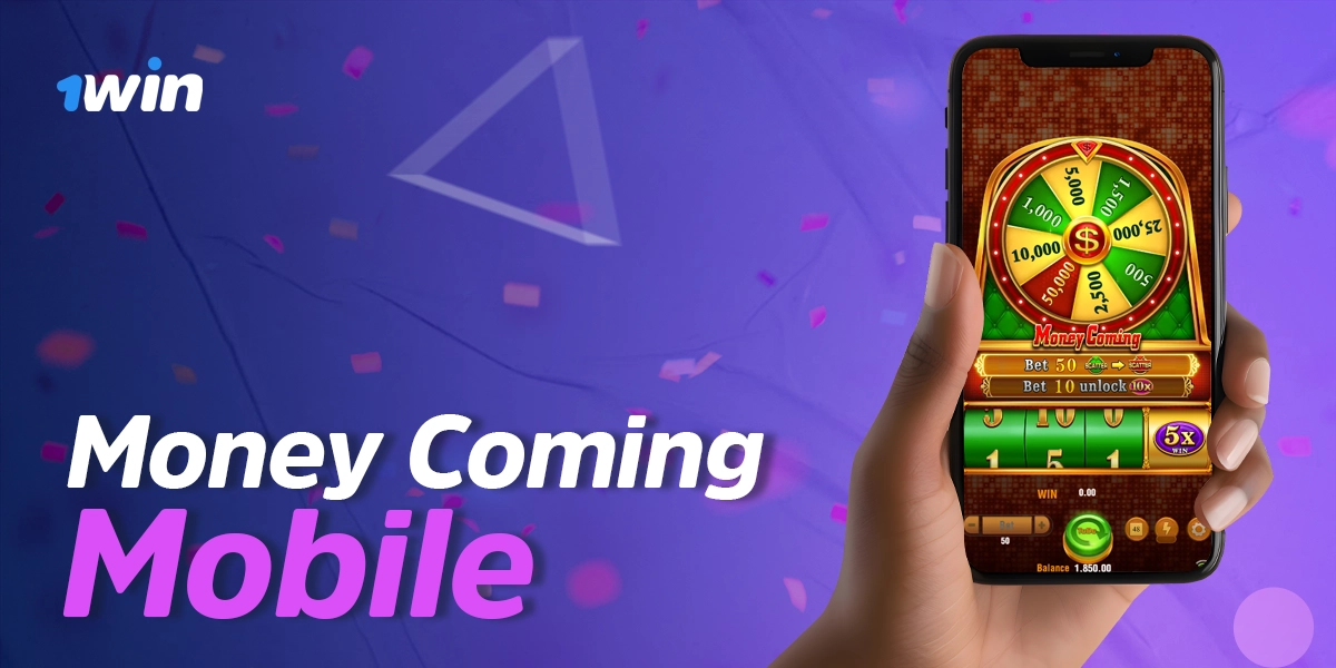 Mobile Money Coming experience within the 1win app