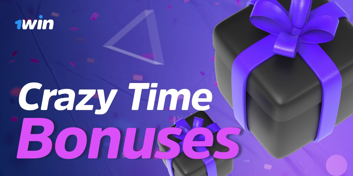 Available Crazy Time bonuses for 1Win Kenya players