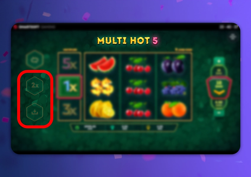 Collect winnings or gamble double